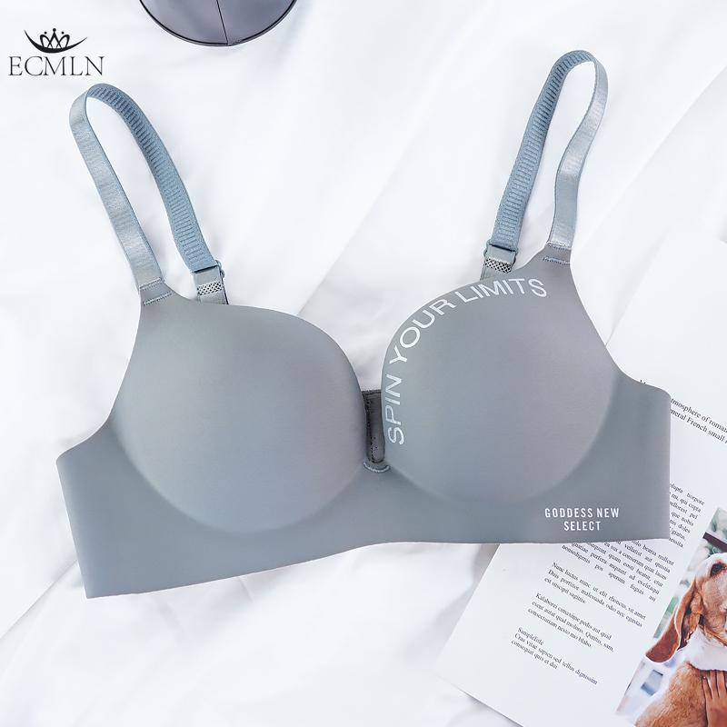 New Style Underwear Gathered Bra Without Steel Ring Thin Seamless Student Girl Lift Small Bras