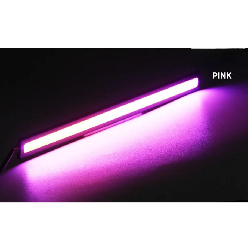 10PCS 17CM LED DRL Waterproof Driving Daytime Running Lights Strip 12V COB LED Car Aluminum Stripes Lights