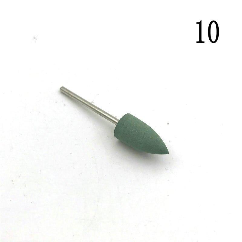 

1 шт., стоматологический резиновый силиконовый полировщик, сверло для ногтей, стоматологические силиконовые резиновые боры, аксессуары для сверл, инструменты для полировки ног 10