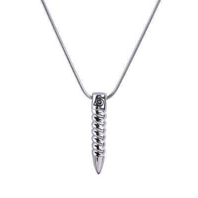 Neue Anime Konoha Symbol Hokage Kakashi Uzumaki Boruto Ninja Cosplay Halskette S925 Silber Anhänger Schmuck Ornamente Zubehör