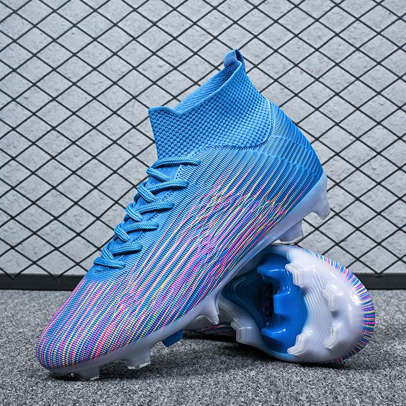 Adult football shoes youth AG long nails tf broken nails breathable wear-resistant training game football shoes