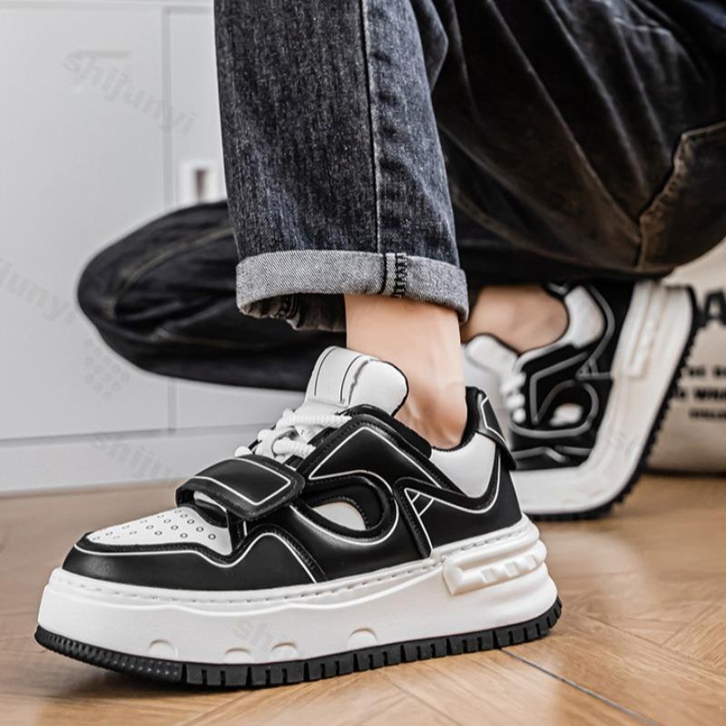 Fashion Thick Soled Casual Fashion Versatile Punk Shoes for Men 2925 Autumn Niche Design Comfortable Low Top Non Slip Platform sneakers
