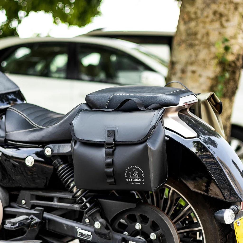 Bike Pannier Bag Hanging Toolkit Waterproof Travel Cycling Bag Bicycle Rear Seat Trunk Bag Electric Bike Accessories