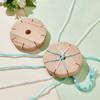 Wooden Rope Braid Round Bracelet Knitting Kumihimo Disc Disk Tray Braided Rope Knot DIY Weaving Jewelry Desgin Board Hand Tool