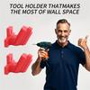 A96I-Battery Mount Holder For  Drill M12 12V Wall Mount Plastic Tools Storage