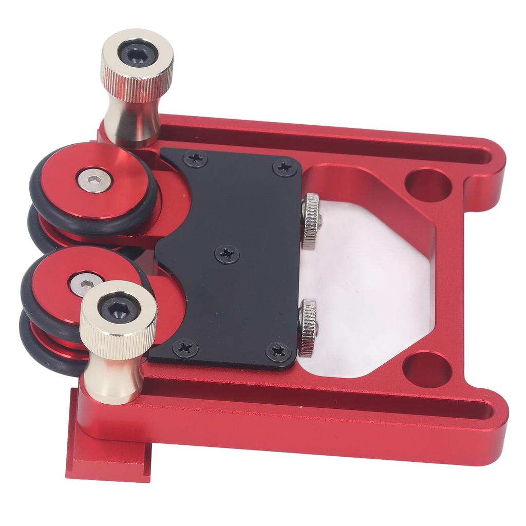 Table Saw Stock Roller Woodworking Double Wheel Sliding Feeding Guide Roller Feather Board Auxiliary Tool