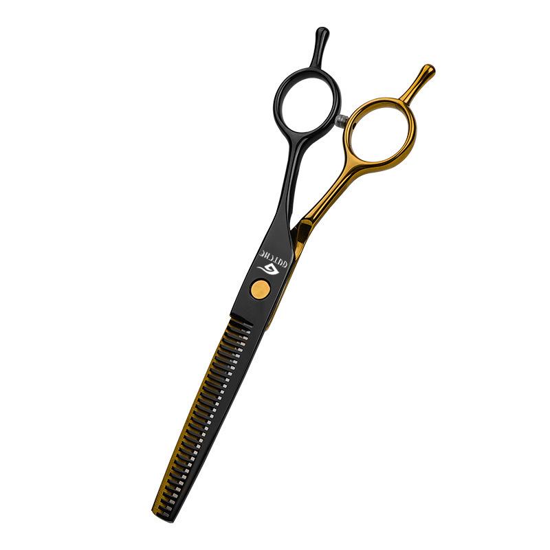All-Steel Pet Grooming Scissors Set - Includes Curved Dog Hair Cutting Scissors