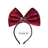Star Christmas Hat Headband Sequin Christmas Children Hair Clip Cute Bowknot Hair Hoop  Children's