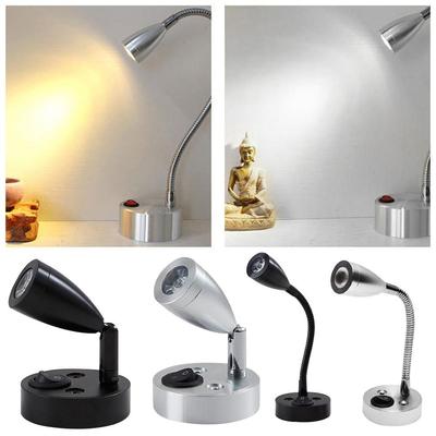 RV Lights Interior Reading Lamp LED Bedside Lamp 3W RV Wall Sconce Light Fixtures Rotatable Spot Lights Boat Camper Van Lamp