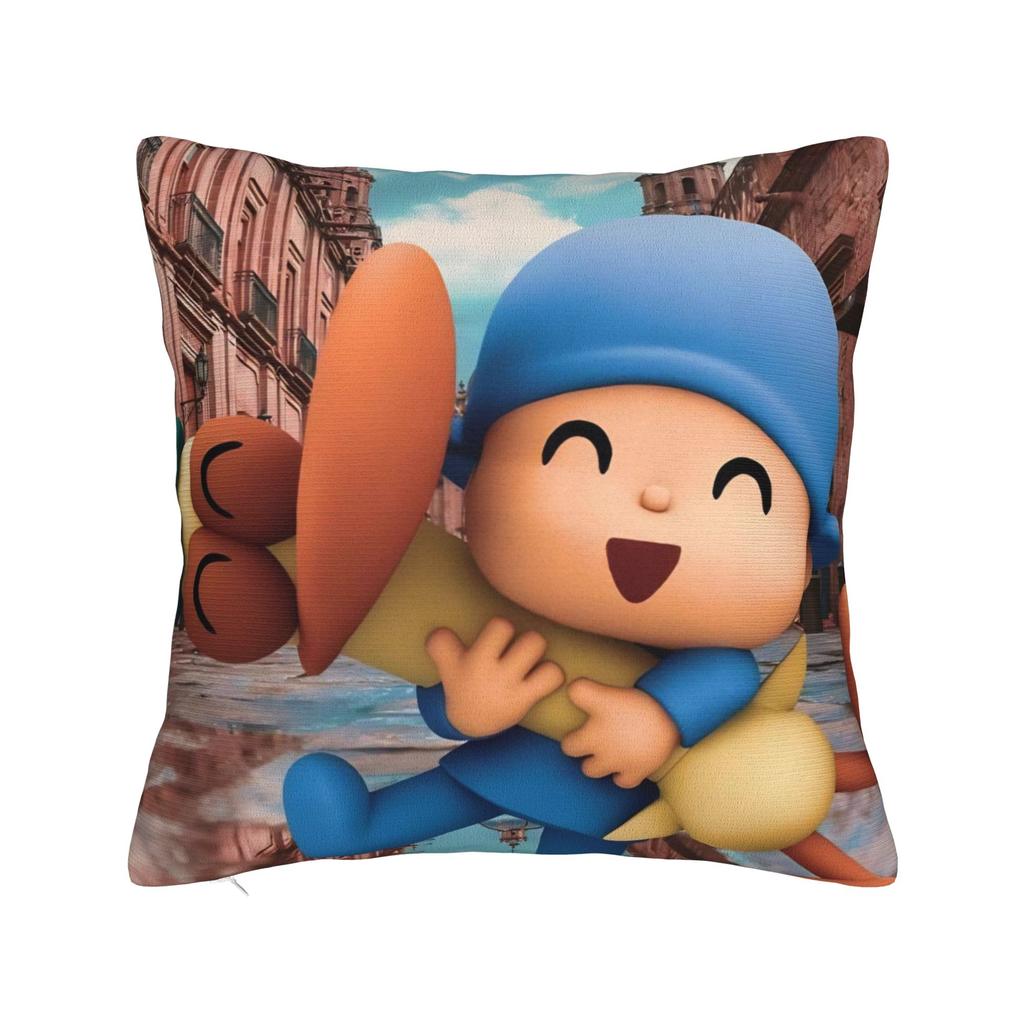 Decorative Pillow Cover Pocoyoes Cartoon Comdy Stuff Home Throw Pillow Case Cover Drop Shipping Multi-Size