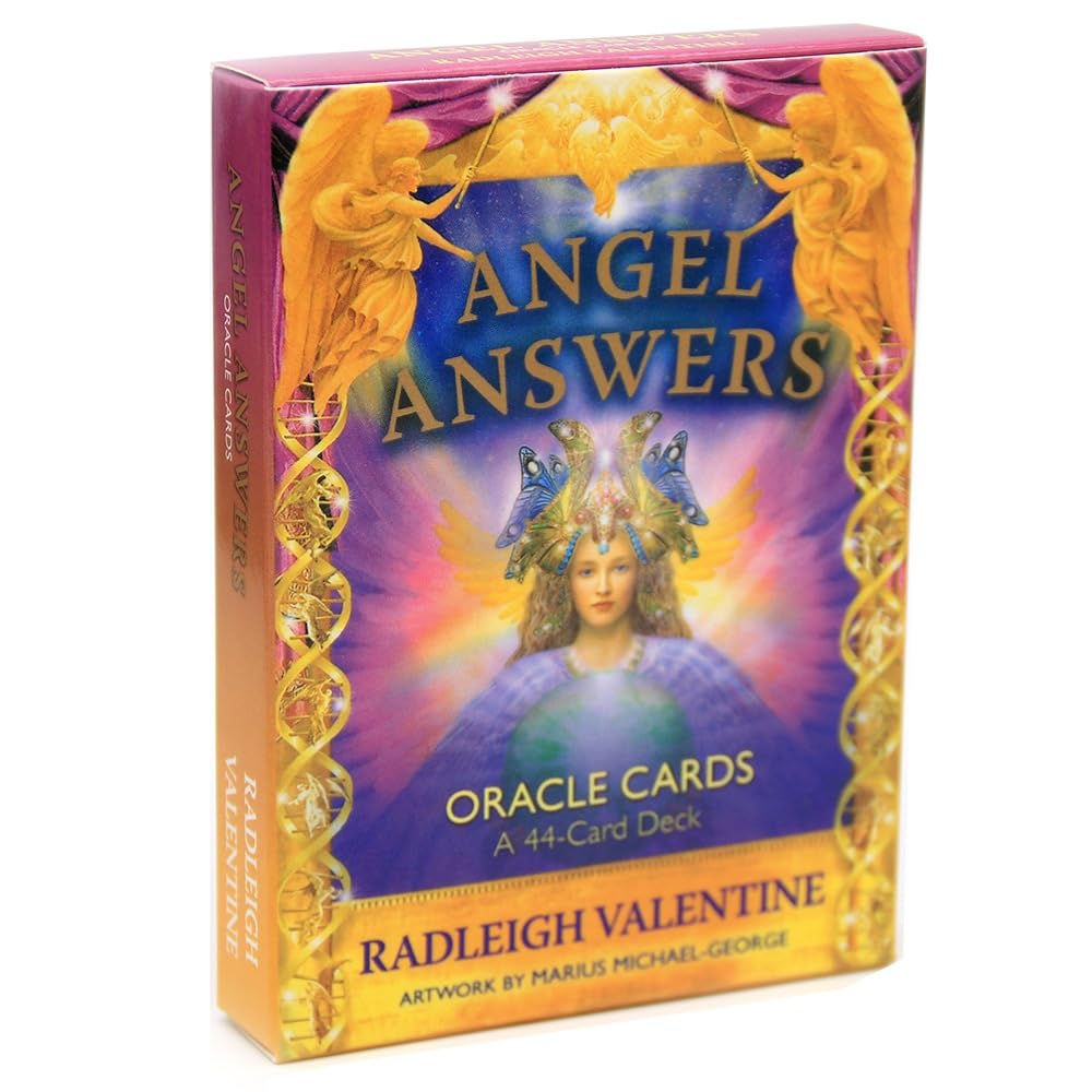 Angel Answer Oracle Tarot Perfect for Family Gatherings and Parties with Fun for Even [Bookworm] Cards, Cards, Friends. Everyone, Beginners! (A)
