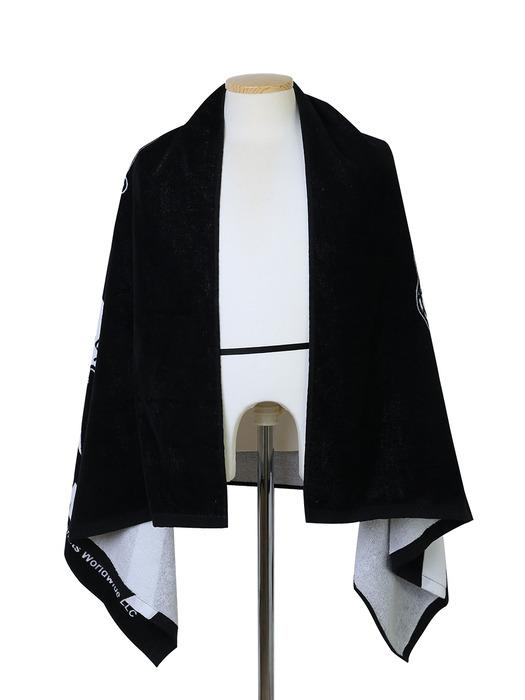 Полотенце Songwol Snoopy Road 76 Пляжное полотенце (76x152см) Black