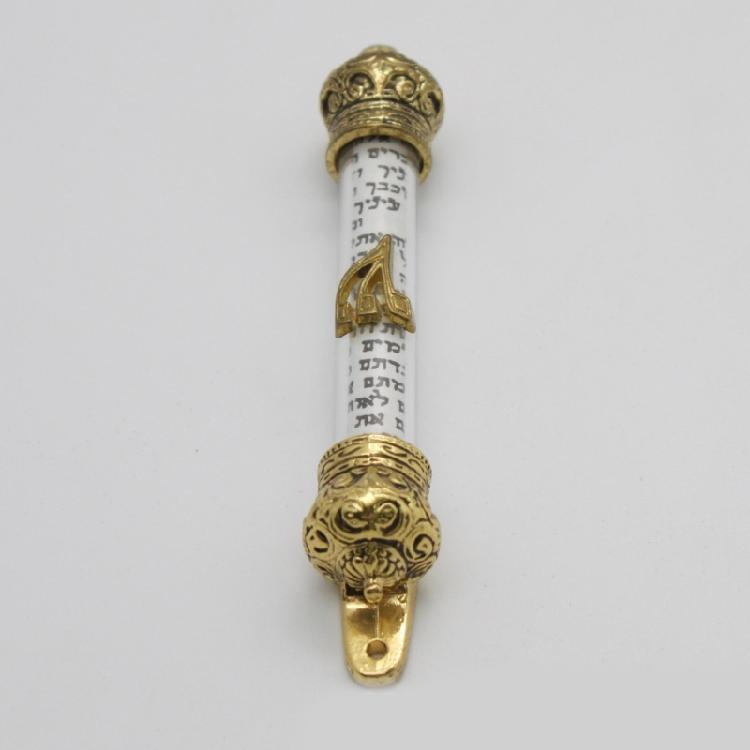 Delicate Mezuzah Front Door Decorations Reel Jewish Metal Mezuzah Home Woman