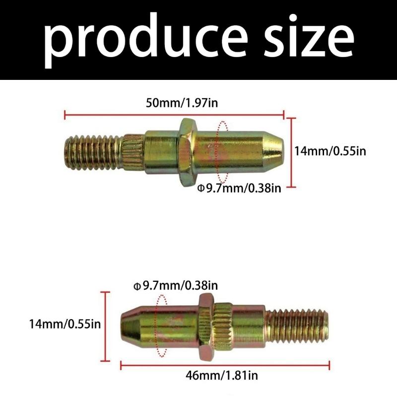 Universal Door Hinge Roller Pin Repair Kit Zinc Coated Pins Bushings For Trucks SUVs Car Door Hinge Upgrades