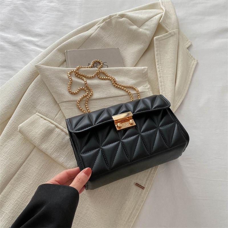 

Stylish Summer 2024 Women s Pu Leather Casual Shoulder Crossbody Bag With Lock Black Pink Green чёрный