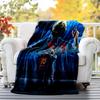 Great Soccer Player 10 Flannel Blanket Soft All-Season Throw, Design for Camping, Car Travel, Hiking Sofa, Bed, Office Perfect Gift for Parties