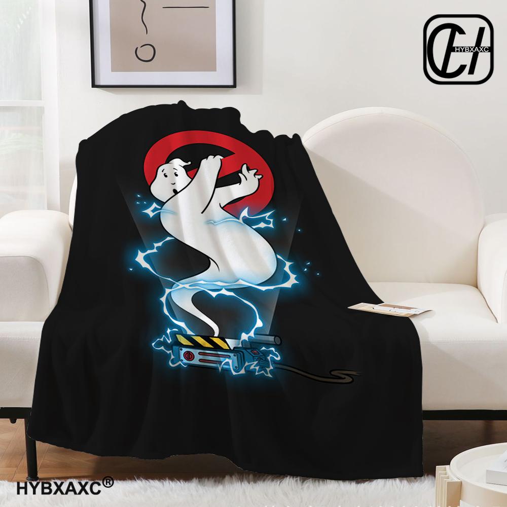 G-Ghostbusters Cartoon-Druckdecke Warme Flanelldecken Weich und Bequem Decke für Zuhause und Reisen Bettwäsche Geburtstagsgeschenk