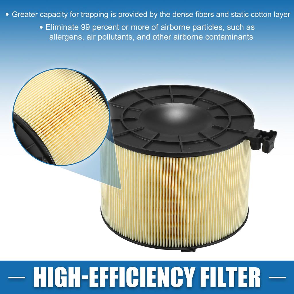 Ein ABSOPRO Motorluftfilter Nr. 8W0133843E/8W0133843B Luftstrom Ansaugfilter Passt für Au di A4 2.0L 2017-2020