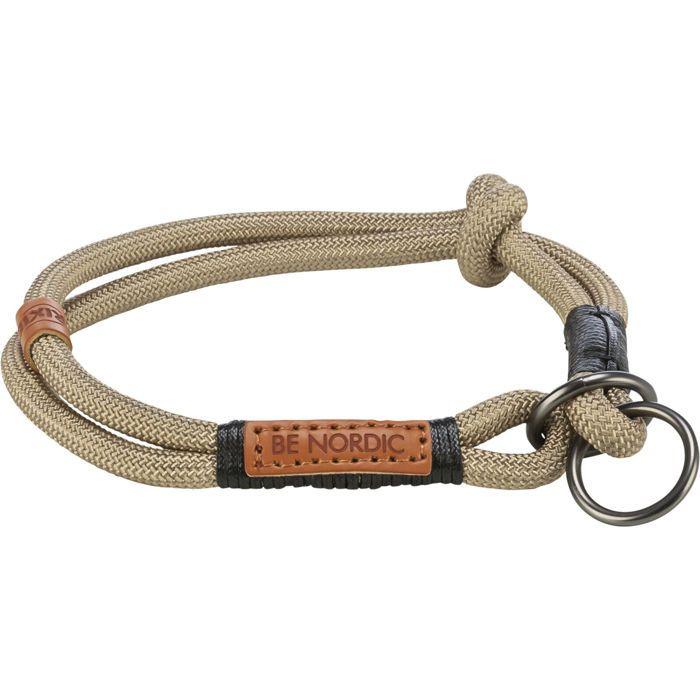 Collier Semi-étrangleur - Trixie - Be Nordic - Sable/Beige - Taille Moyen - Confort Optimal