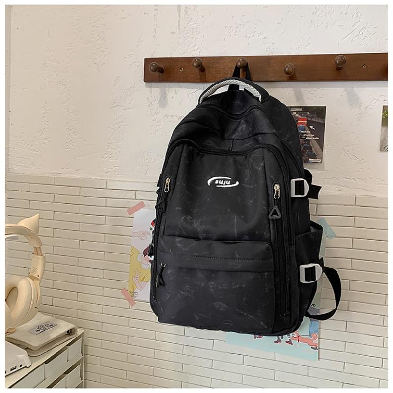 

Large capacity Campus Schoolbag for Girls Korean Version Simple Tie Dyed Backpack for High School Students Ins Style Japanese Style Backpack .