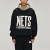 Fear of God Essentials Nets Sport Hoodie Black/Warm Heather Men Tops 192NB256424F