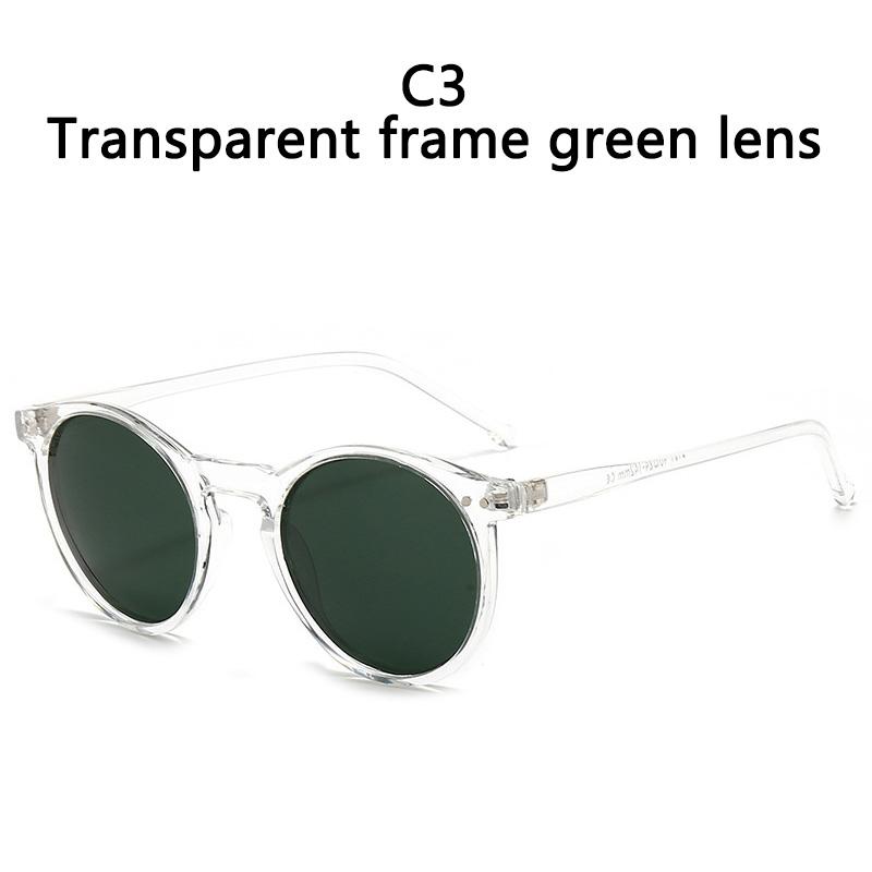 Fashion Polarized Sunglasses Soft Transparent Color Frame Clear Lens Sun Glasses Classic Vintage Sunshades For Men&Women