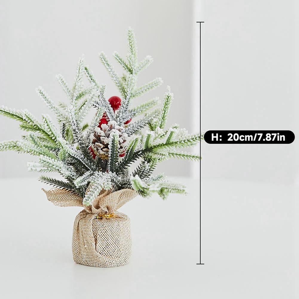 Simulated Miniature Pine Christmas Tree Home Decoration