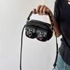 JIAERDI Hot Girl Camera Purse Women Black Luxury Stylish Shoulder Bag Ladies Harajuku Square Leather Small Crossbody Handbag Y2k