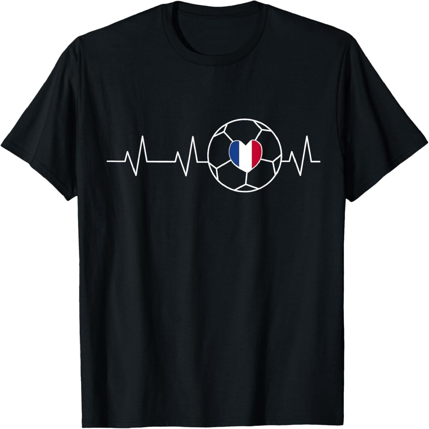 

France Soccer Jersey 2018 Cup Shirt T-Shirt S разноцветный