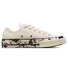 Converse 1970s Chuck Taylor All Star Casual Versatile Low Top Canvas Shoes Women sneaker Off-White Black 571580C