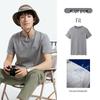 Camel Men's Pure Cotton Breathable Short Sleeve 3-Proof Round Neck T-Shirt M13BAQR045