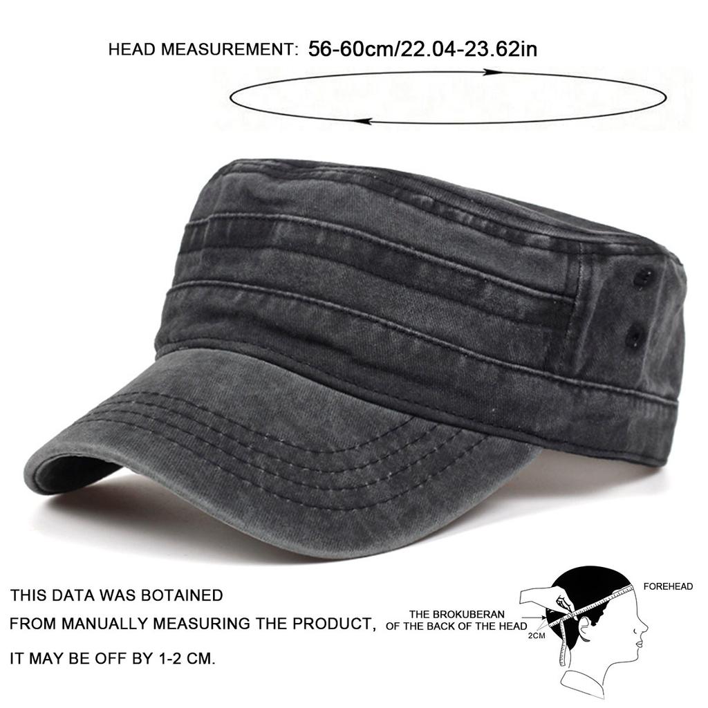 Baseball Washed Mens Top Flat Vintage Neutral Gender Women Men For Caps Spring Autumn Outdoor Adjustable Casual Hats Sunscreen Hat Sports Cap