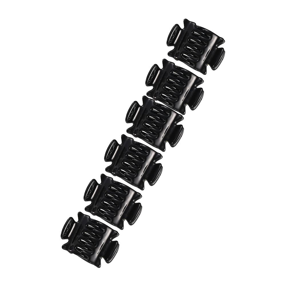 Simple 12pcs Girls Plastic Fashion Gifts Hair Claw Crab Hair Clip Hair Clamps Hair Clip