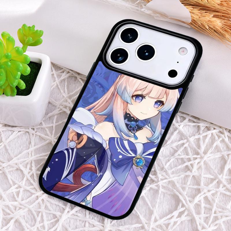 Genshin Impact Sangonomiya Kokomi print Phone Case for iPhone 17 Air 16 15 11 12 14 13 Pro Max Shockproof Cover