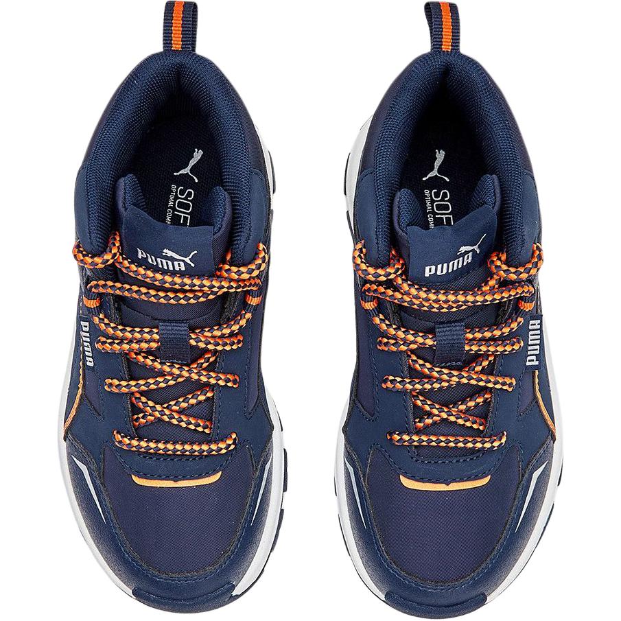 Puma Evolve Trail Ps Versatile Comfortable Durable Warm Mid-Top Kids Running Shoes Kids Running Shoes Blue 397645-02
