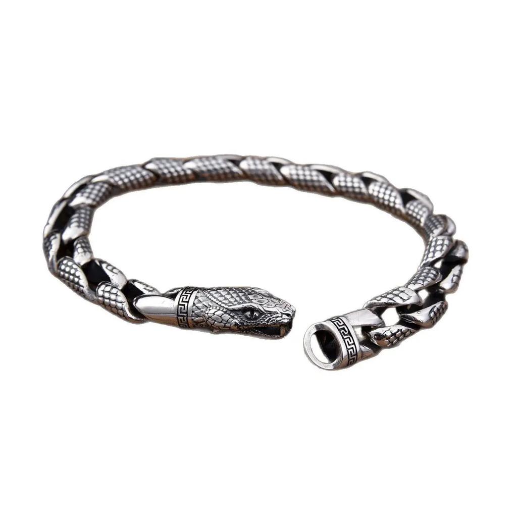 Nowa bransoletka Python dla mężczyzn, Bezpieczna, Seiko, Trend Retro