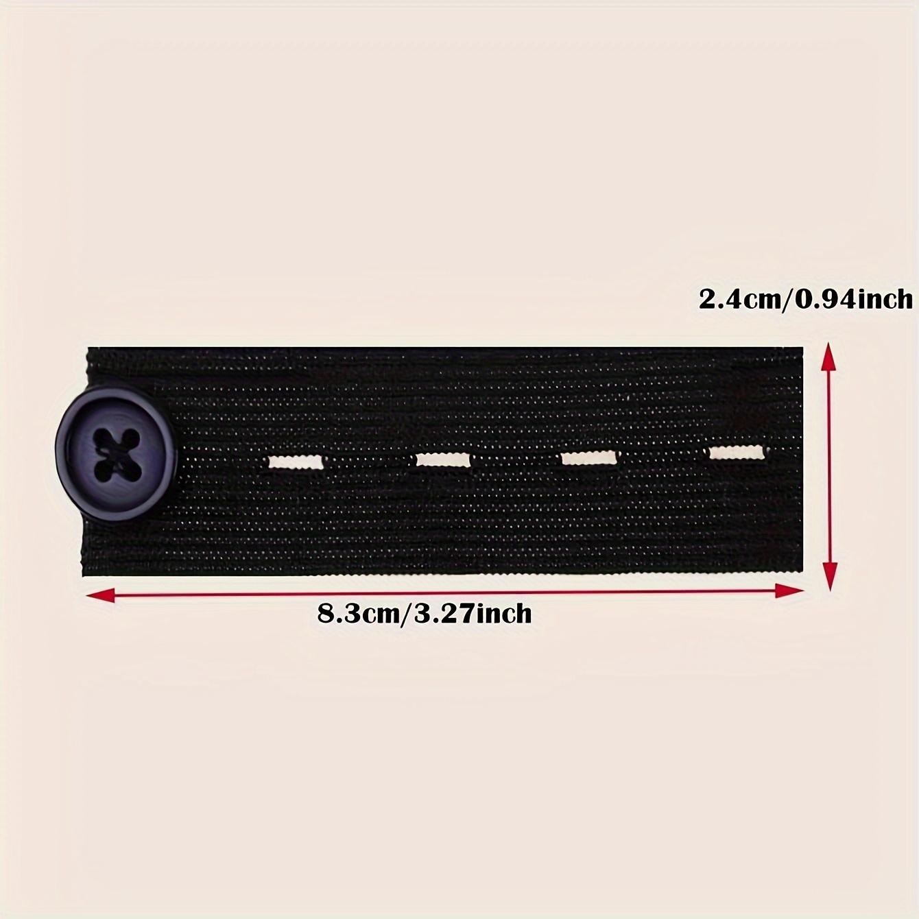 

1 шт. - Эластичный удлинитель талии, регулируемый удлинитель ремня для джинсов, удлинитель пуговицы для длинных брюк