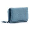 [YUNQIUZORI] Women's Leather Wallet, Simple and Fashionable Short Leather Trifold Mini Wallet, RFID Scan-Proof Wallet, Large Capacity Multifunctional