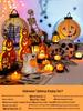 Halloween Glow-in-the-Dark Pumpkin Lantern Set for Party Decorations