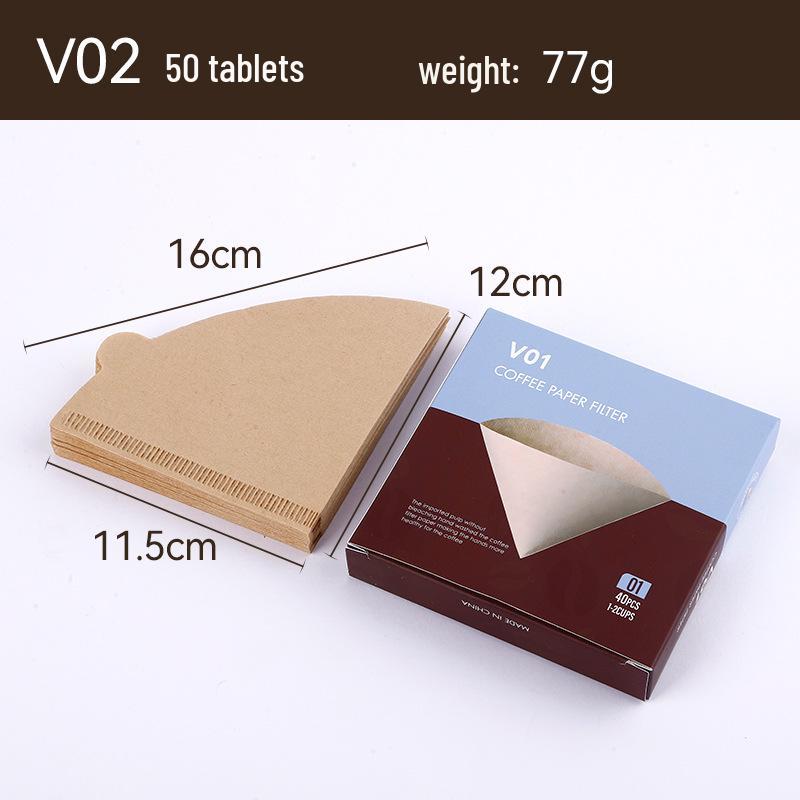 Conical Coffee Filter Paper for Pour-Over Brewing