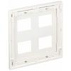 Panasonic Cosmo Series Wide 21 Outlet Plate for 4 White WTF8004W