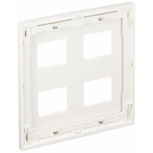 Panasonic Cosmo Series Wide 21 Outlet Plate for 4 White WTF8004W
