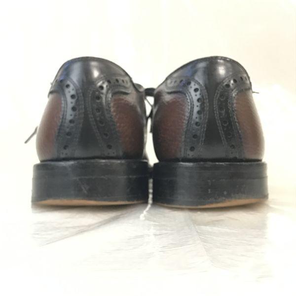 70s-80s Vintage Goodyear Welt Saddle Shoes Men’s 9.5 27.0-27.5 Brown Pebble Leather(USED)