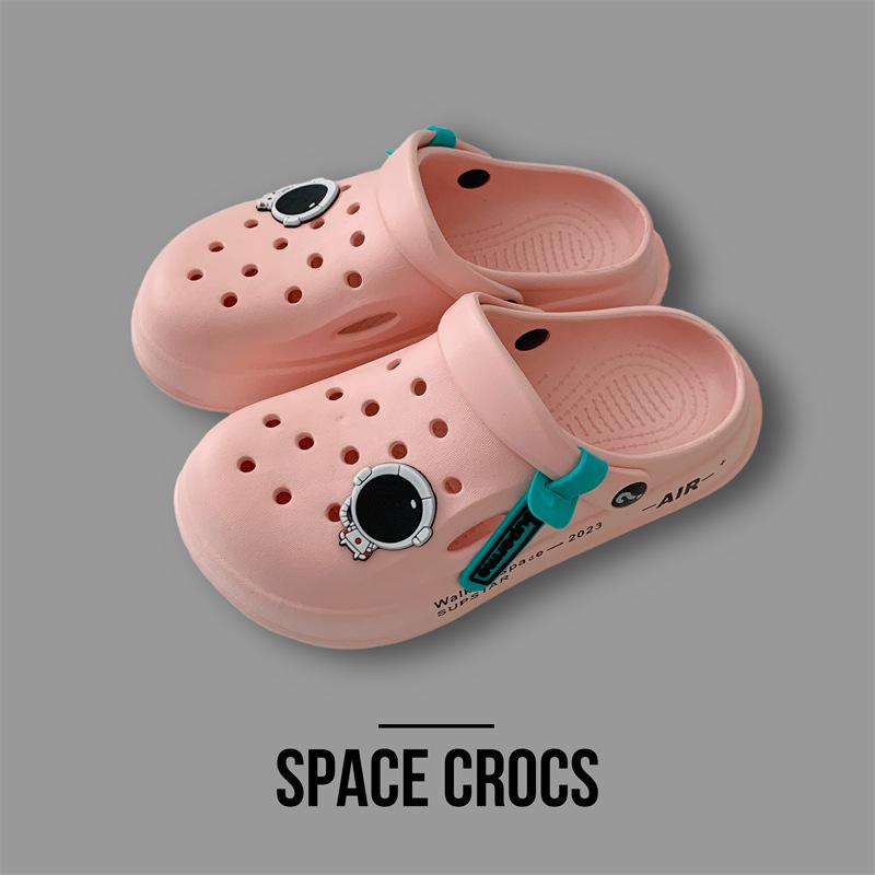 Hole Shoes Children's Slippers Summer Boys and Girls Babies Children Wear Thick-soled Non-slip Children's Bag Head Sandals