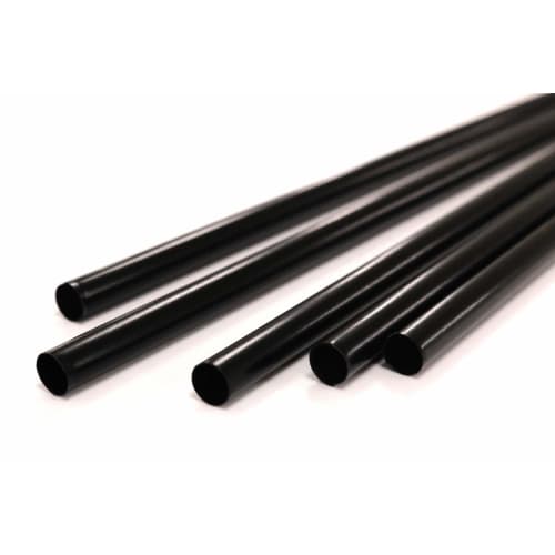 Shibase Kogyo 407 Diamond Straws, Straight, 17cm, 500 Straws, Black