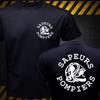 New Sapeurs Pompiers Paris France Firefighter Fire Departunisext Brigade TShirt Summer High Quality Unisex Printing On T Shirts