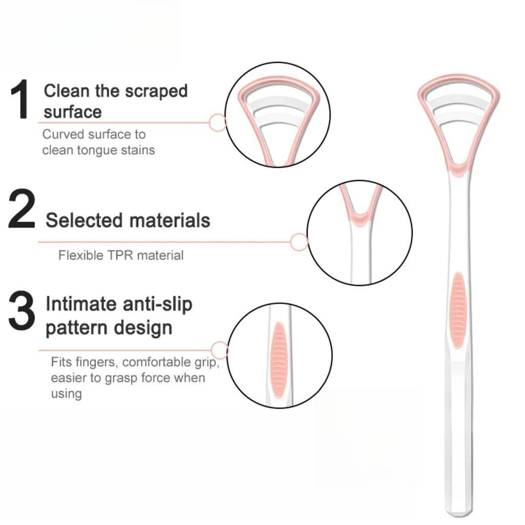 Silicone Tongue Scraper 1Pcs Macaron Color Tonger Brush Cleaning Tools Toothbrush Oral Care Fresh Breath Safe Clean