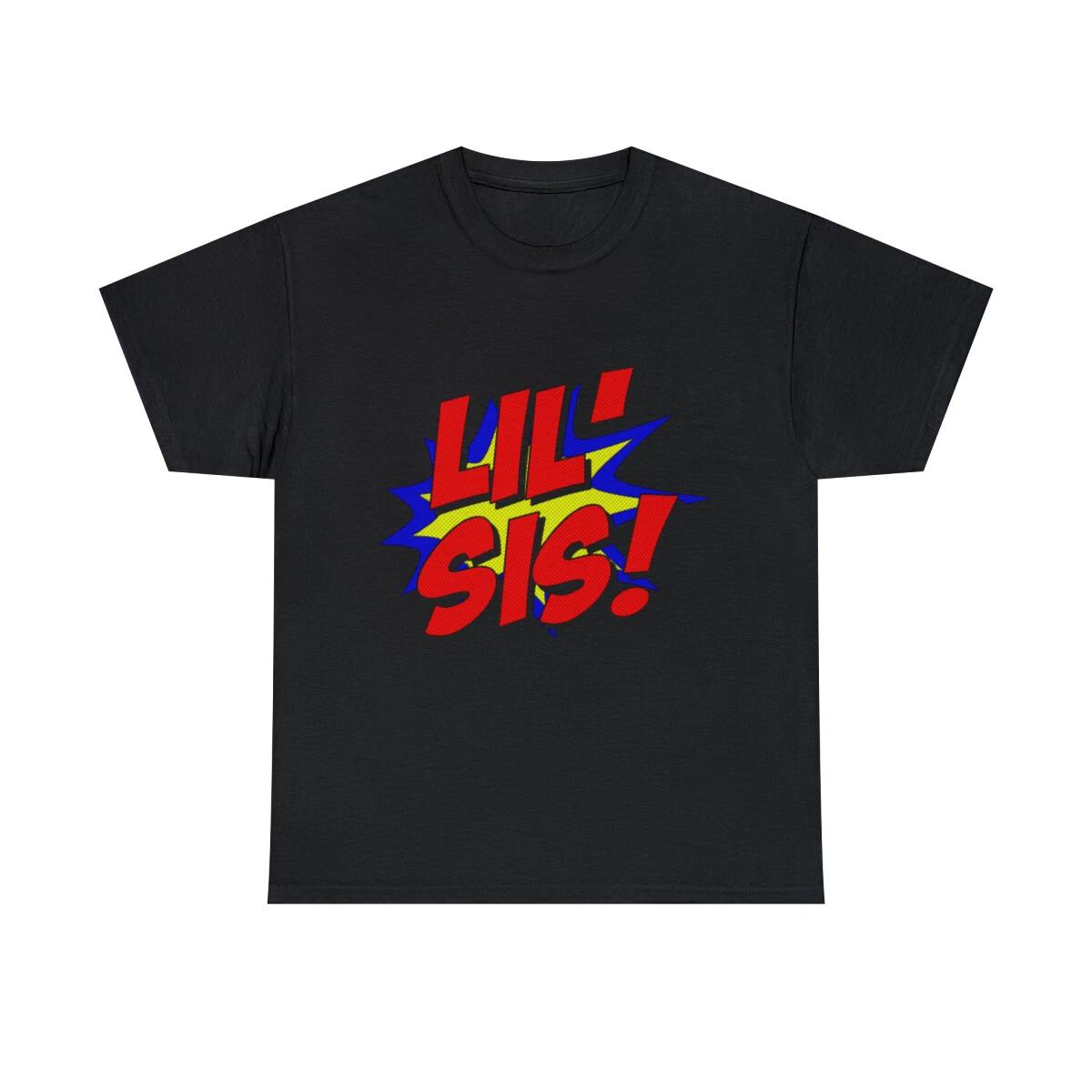 Superhero Lil Sis Graphic Tee Shirt, S-5XL 4XL