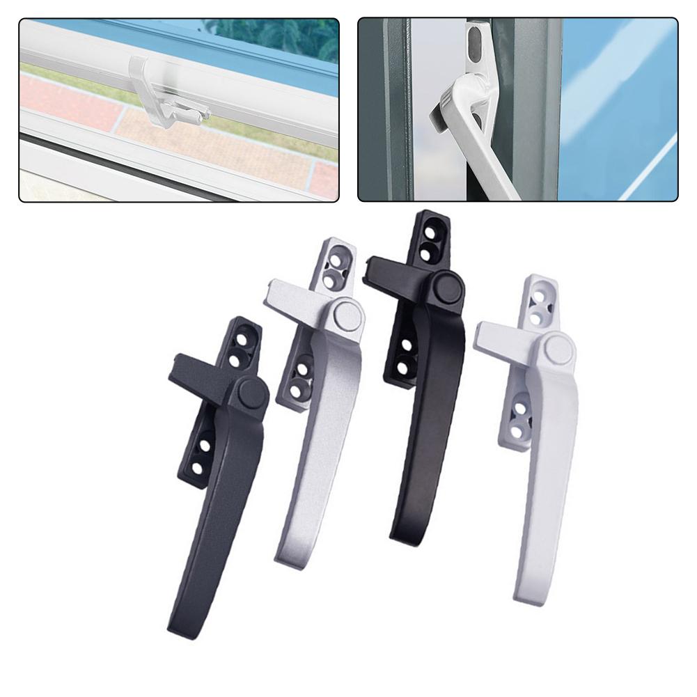 Window Handles With Lock Handle Aluminum Alloy Door Handle Latch Catch Replacement Casement Locking Handle For Door Window