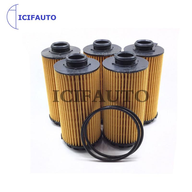 5 X Motorölfilter für Porsche 718 Boxster Cayman 2.0 2.5 E911HD455 9A210722500 HU7051Z